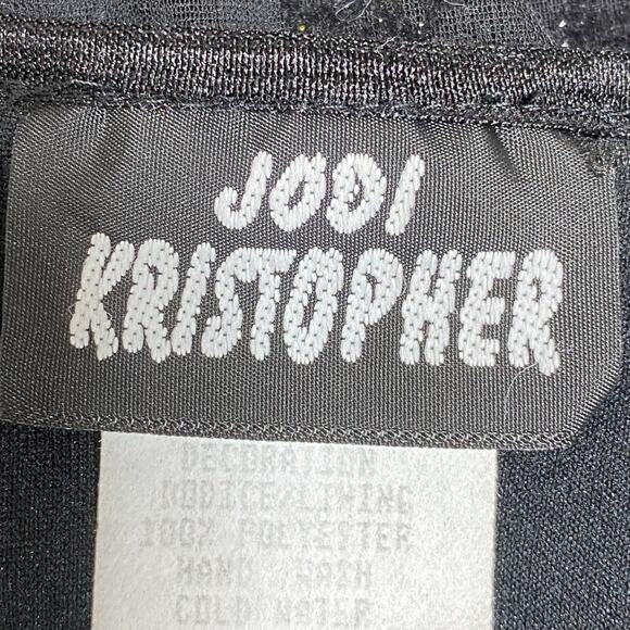 VTG Jodi Kristopher Womens Y2K Whimsigoth Dress Size S Babydoll Velvet Burnout - Picture 8 of 15